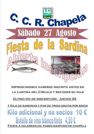 Festa da Sardiña e Churrascada Popular de Chapela en Redondela