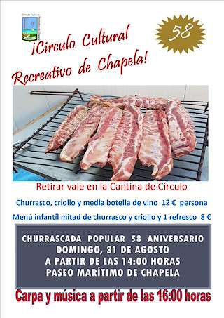 Festa da Sardiña e Churrascada Popular de Chapela (2026) en Redondela