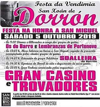 Festa da Vendimia de Dorrón en Sanxenxo