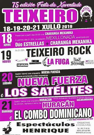 Festa da Xuventude de Teixeiro en Curtis