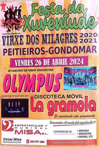 Festa da Xuventude de Peiteiros (2026) en Gondomar