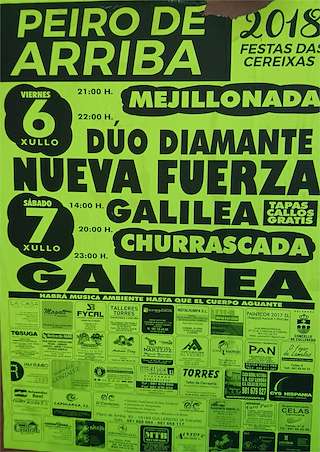 Festa das Cereixas de Peiro de Arriba en Culleredo