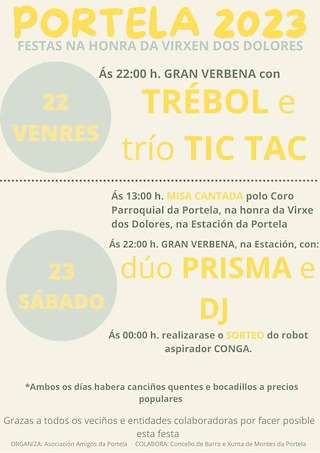 Festa das Dores de Portela en Barro