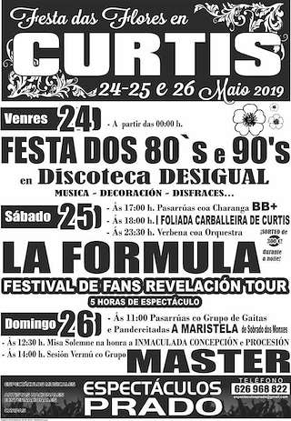 Festa das Flores en Curtis