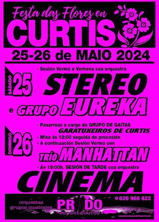 Festa das Flores en Curtis