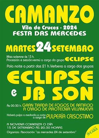 Festa das Mercedes de Camanzo en Vila de Cruces