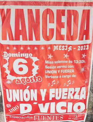 Festa das Misas de Xanceda  en Mesía