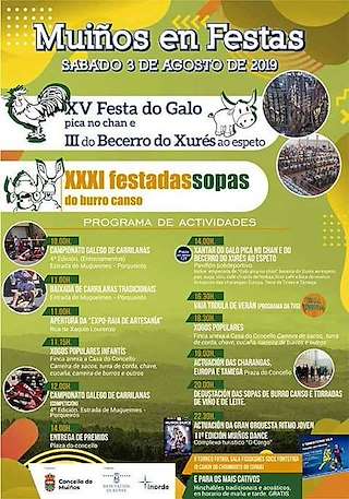 Festa das Sopas do Burro Canso e Galo Pica no Chan en Muíños