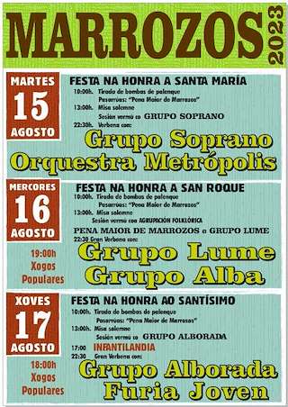 Festa de Marrozos en Santiago de Compostela