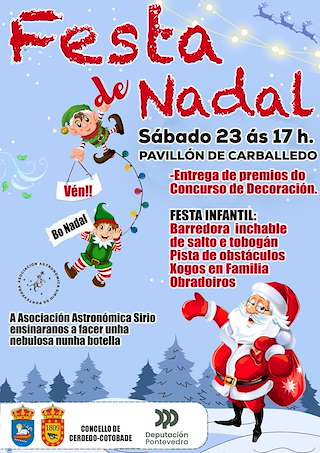 Festa de Nadal de Carballedo en Cerdedo-Cotobade