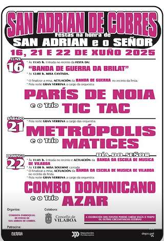 Festa de San Adrián de Cobres en Vilaboa
