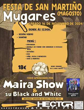 Festa de San Martiño e Magosto de Mugares en Toén