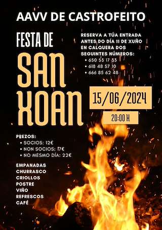 Festa de San Xoan de Castrofeito en O Pino