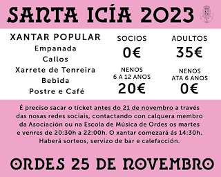 Festa de Santa Icía (2025) en Ordes