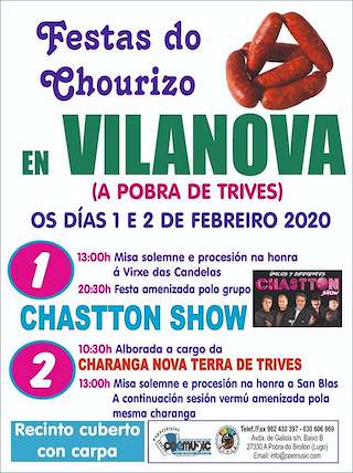 Festa do Chourizo de Vilanova en A Pobra de Trives