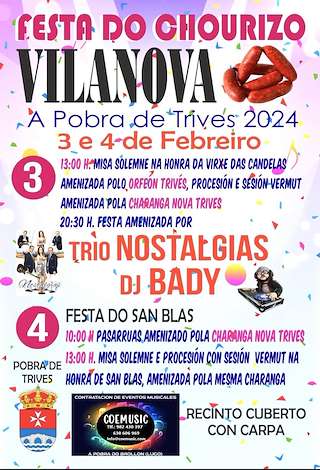 Festa do Chourizo de Vilanova en A Pobra de Trives