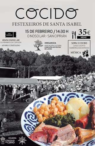 Festa do Cocido de Lieiro (2026) en Cervo