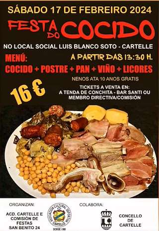 Festa do Cocido (2026) en Cartelle