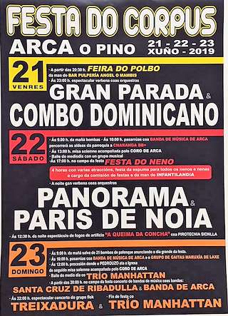 Festa do Corpus de Arca en O Pino