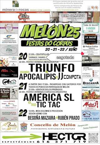 Festa do Corpus en Melón
