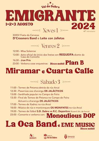 Festa do Emigrante de Bembibre en Val do Dubra