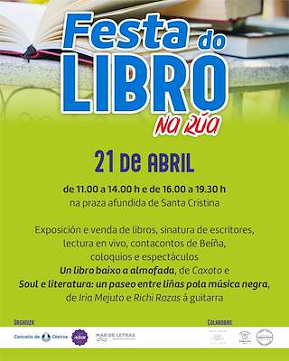 III Festa do Libro na Rúa (2026) en Oleiros