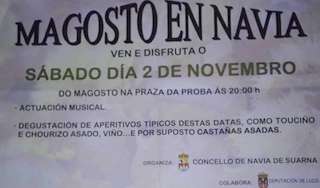 Festa do Magosto en Navia de Suarna
