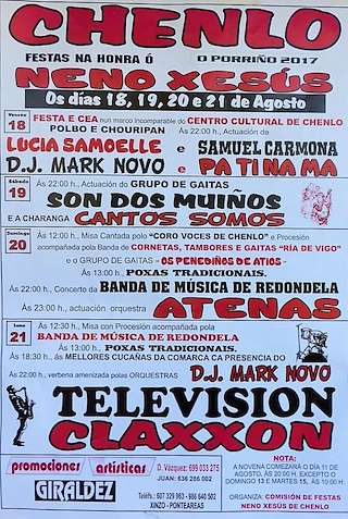 Festa do Neno Xesús de Chenlo en O Porriño