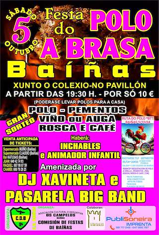 Festa do Polo á Brasa de Baíñas en Vimianzo