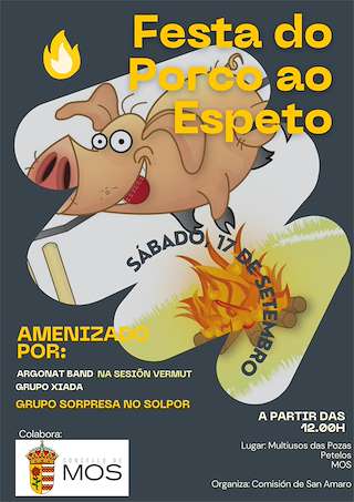 Festa do Porco ó Espeto en Mos