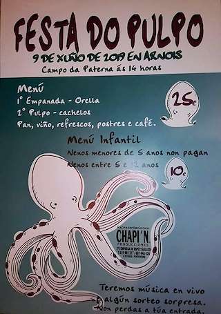 VIII Festa do Pulpo de Arnois en A Estrada