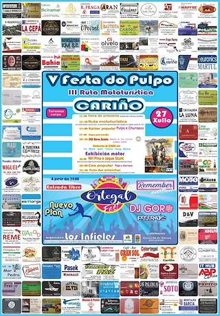 VI Festa do Pulpo e o Churrasco - IV Ruta Mototurística en Cariño
