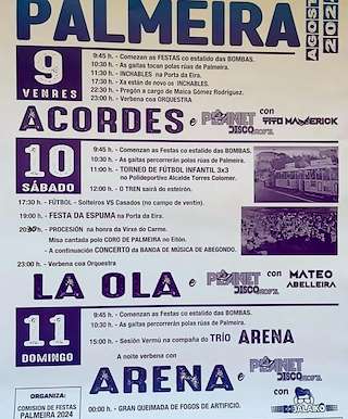 Festa do Verán de Palmeira en Ribeira