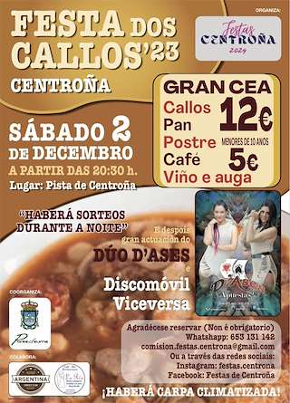 Festa dos Callos de Centroña en Pontedeume