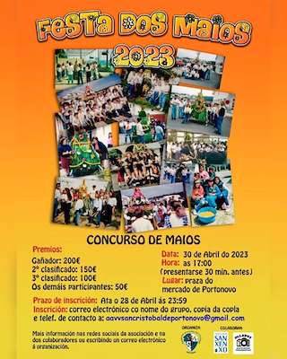 Festa dos Maios en Sanxenxo