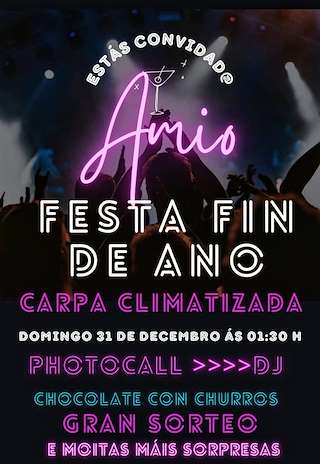 Fiesta de Fin de Año de Amio en Santiago de Compostela