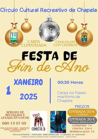 Fiesta de Fin de Año de Chapela en Redondela