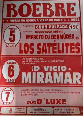 Festa na Horna da Virxe do Ramo de Boebre en Pontedeume