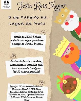 Fiesta de Reyes de Mera en Oleiros