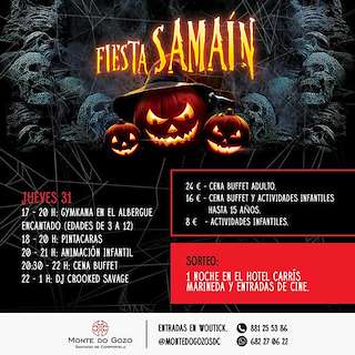 Festa Samaín no Monte do Gozo en Santiago de Compostela