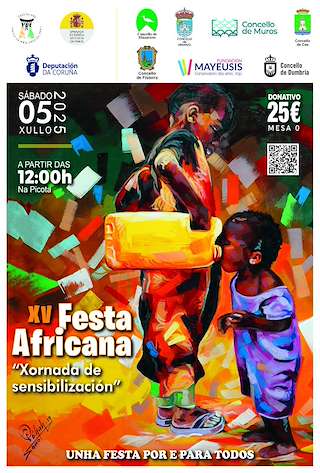 Fechas, información, programa, cartel, imágenes, mapa y ubicación de XV Festa Africana  en  Mazaricos