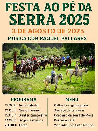 Fechas, información, programa, cartel, imágenes, mapa y ubicación de Festa ao Pé da Serra  en  Meira