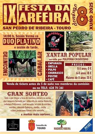 Fechas, información, programa, cartel, imágenes, mapa y ubicación de IX Festa Areeira  en  Touro