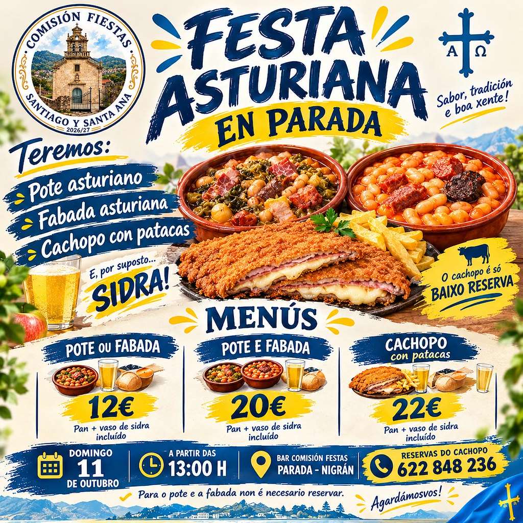 Festa Asturiana de Parada (2026) en Nigrán