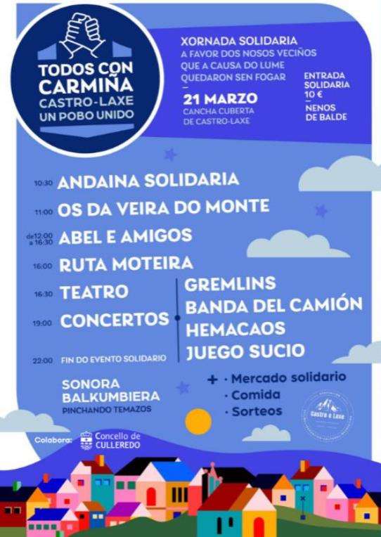 Festa Benéfica Todos con Carmiña de Castro-Laxe en Culleredo