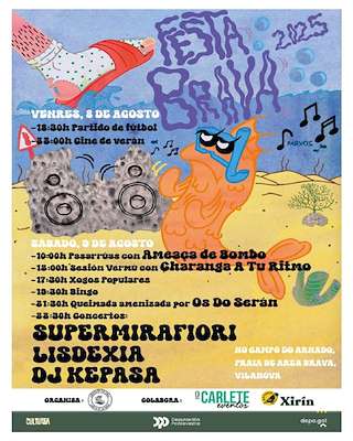 Fechas, información, programa, cartel, imágenes, mapa y ubicación de Festa Brava  en  Cangas de Morrazo