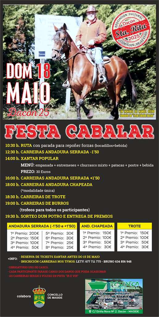 Festa Cabalar Vila de Dacón (2025) en Maside