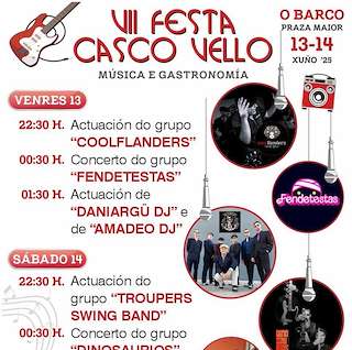 Fechas, información, programa, cartel, imágenes, mapa y ubicación de VII Festa Casco Vello  en  O Barco de Valdeorras