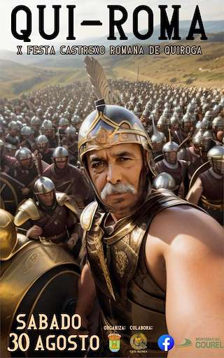 Fechas, información, programa, cartel, imágenes, mapa y ubicación de X Festa Castrexo Romana - Qui-Roma  en  Quiroga