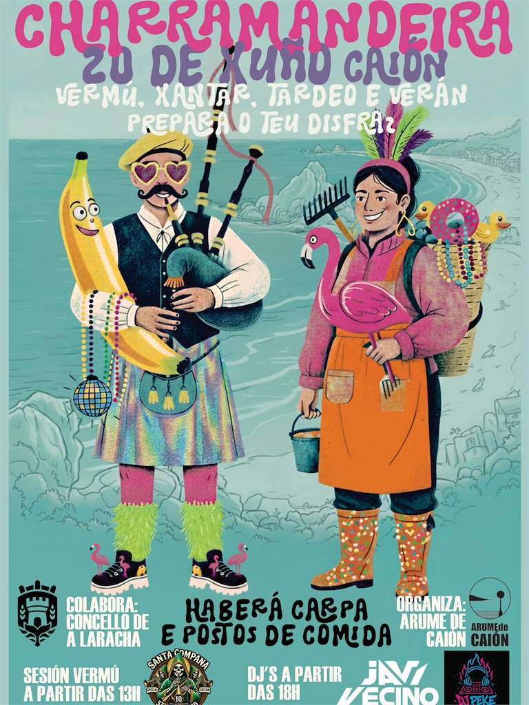 Festa Charramandeira de Caión (2026) en A Laracha